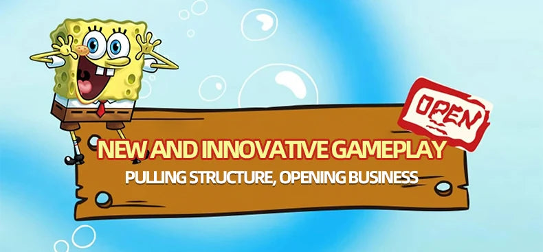 Krusty Krab Building Blocks – Cartoon Restaurant Model Set