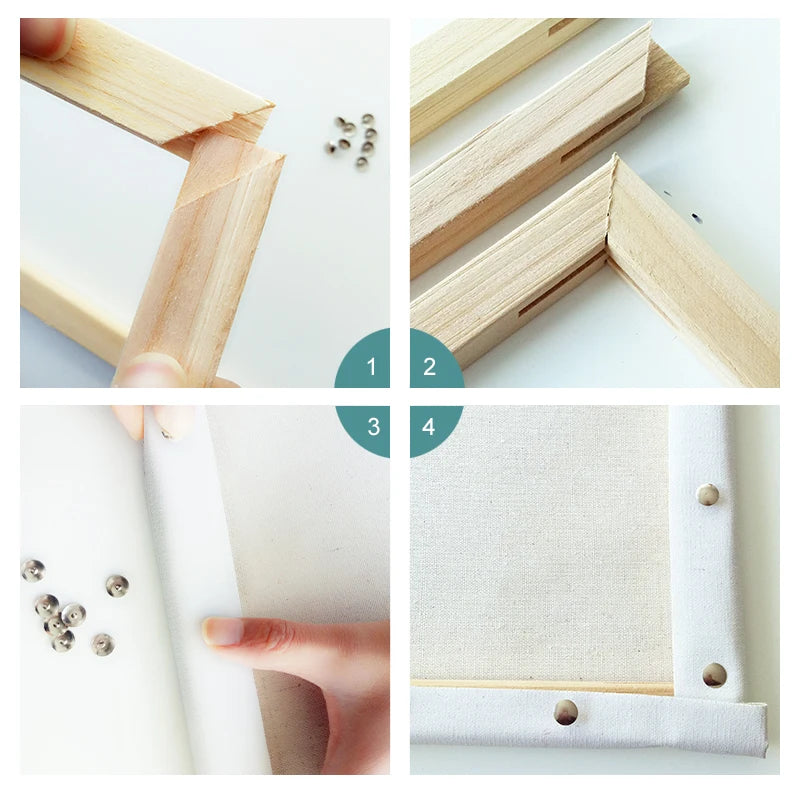 City Landscape Paint by Numbers – Framed DIY Canvas Art Kit for Adults