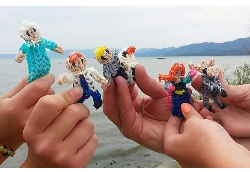 Colorful Loom Bands Bracelet Making Kit – 600-1500pcs DIY Set