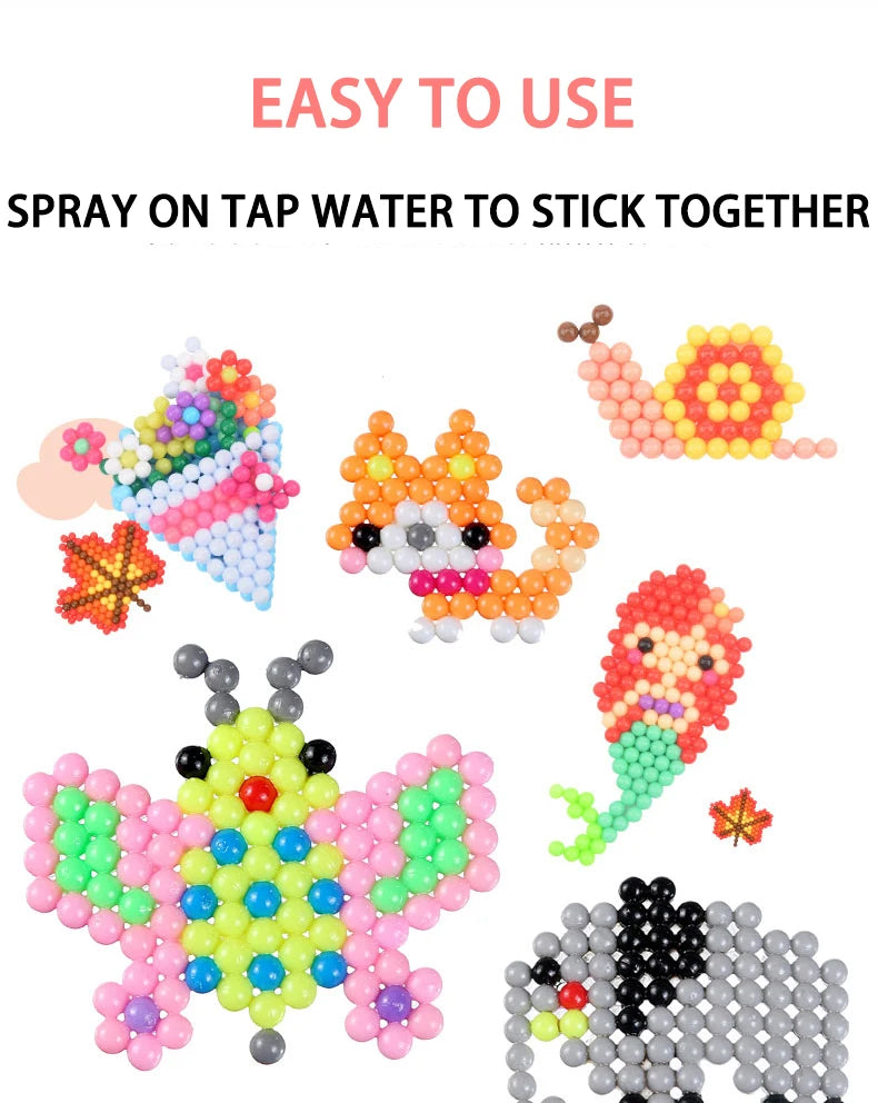 Magic Water Fuse Beads Set – DIY Craft & Sensory Toy Kit