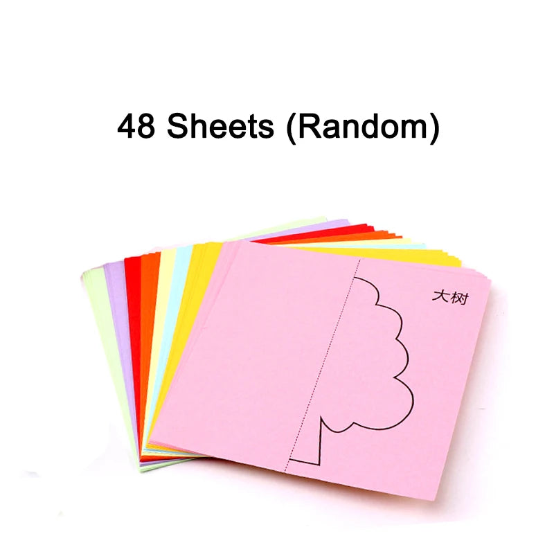 Kids Paper-Cutting Craft Set – Book & Child-Safe Scissors