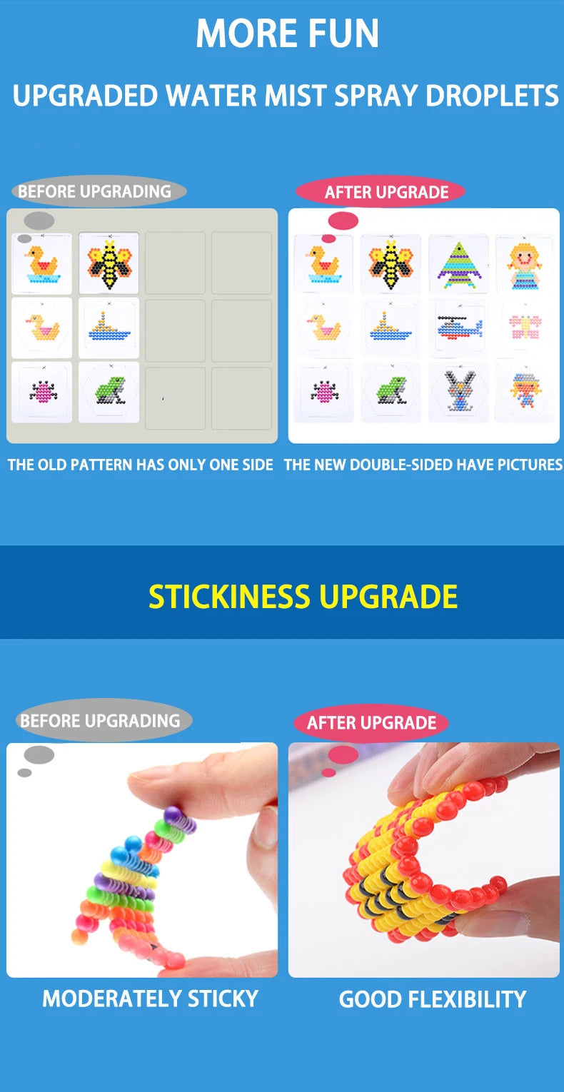 Magic Water Fuse Beads Set – DIY Craft & Sensory Toy Kit