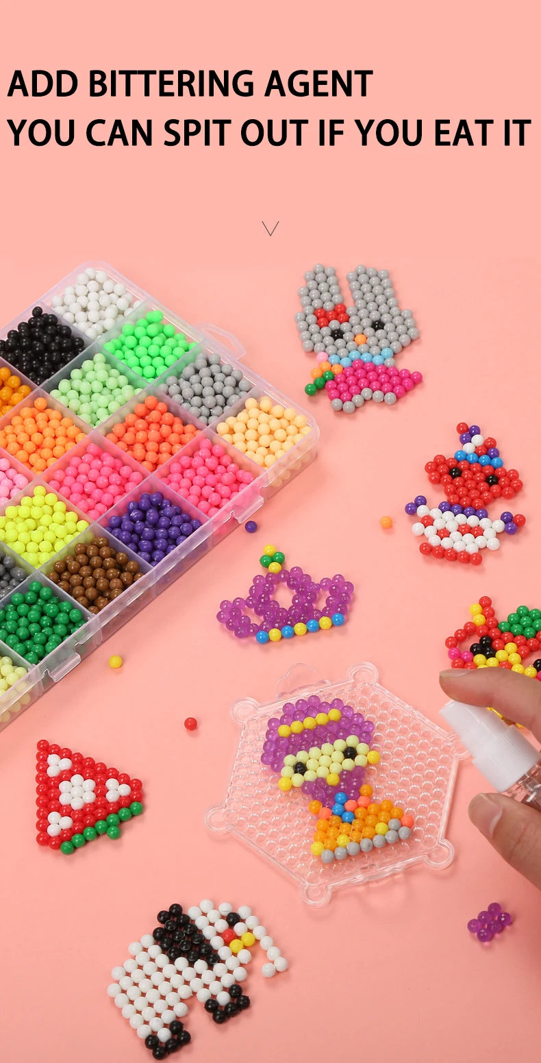 Magic Water Fuse Beads Set – DIY Craft & Sensory Toy Kit