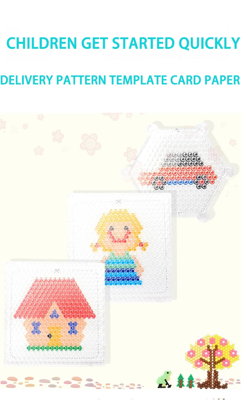 Magic Water Fuse Beads Set – DIY Craft & Sensory Toy Kit