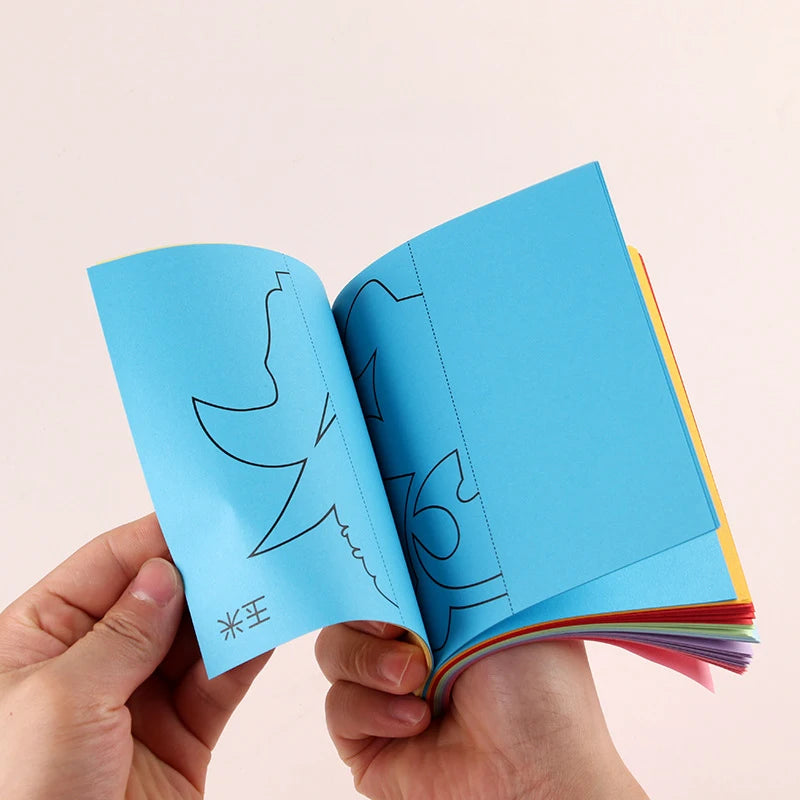 Kids Paper-Cutting Craft Set – Book & Child-Safe Scissors