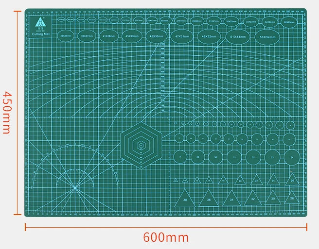 A2 Self-Healing Cutting Mat – Double-Sided 60×45cm