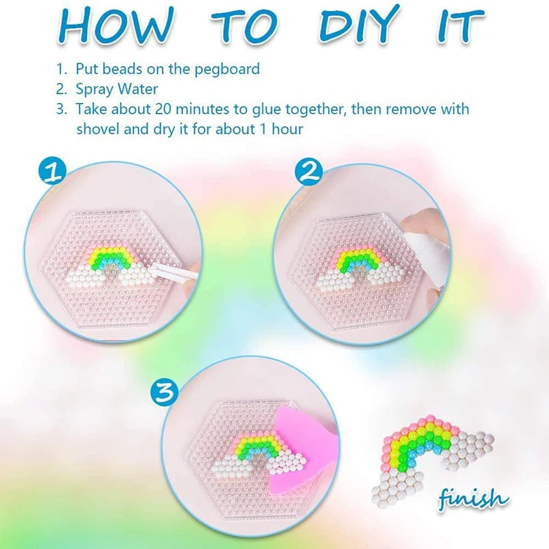 Magic Water Fuse Beads Set – DIY Craft & Sensory Toy Kit