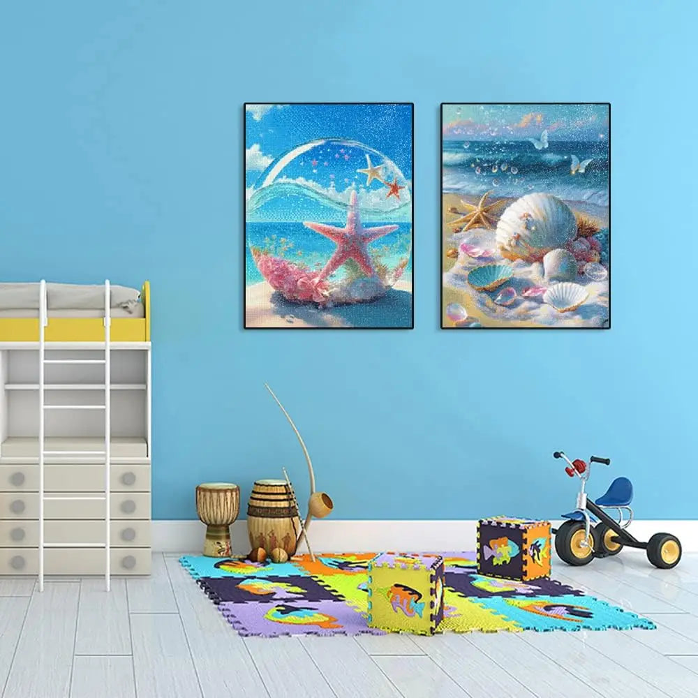 Starfish 5D Diamond Painting – Fantasy Seaside Mosaic Kit