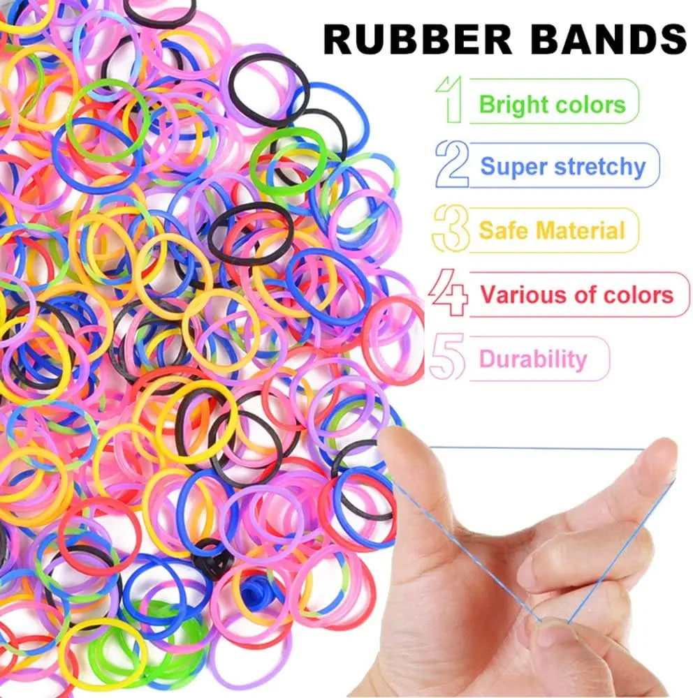 600pcs Loom Rubber Band Refill Kit – 31 Color Bracelet Making Set