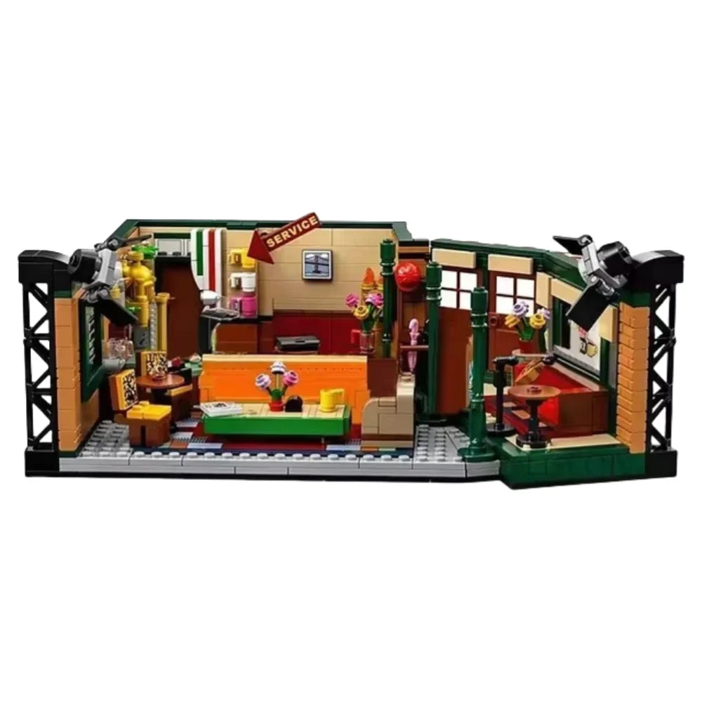 Friends Apartment Building Blocks – 1070pcs Central Perk Set with Figures