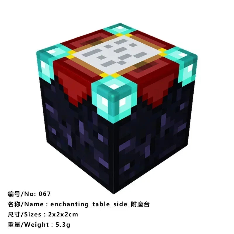 5pcs Magnetic Cube Blocks – Minecraft-Inspired Puzzle Toy Set