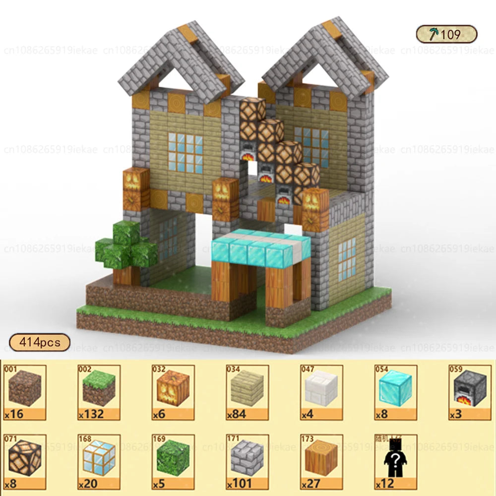 Magnetic Building Block Cube Set – STEM Toy for Kids 3+