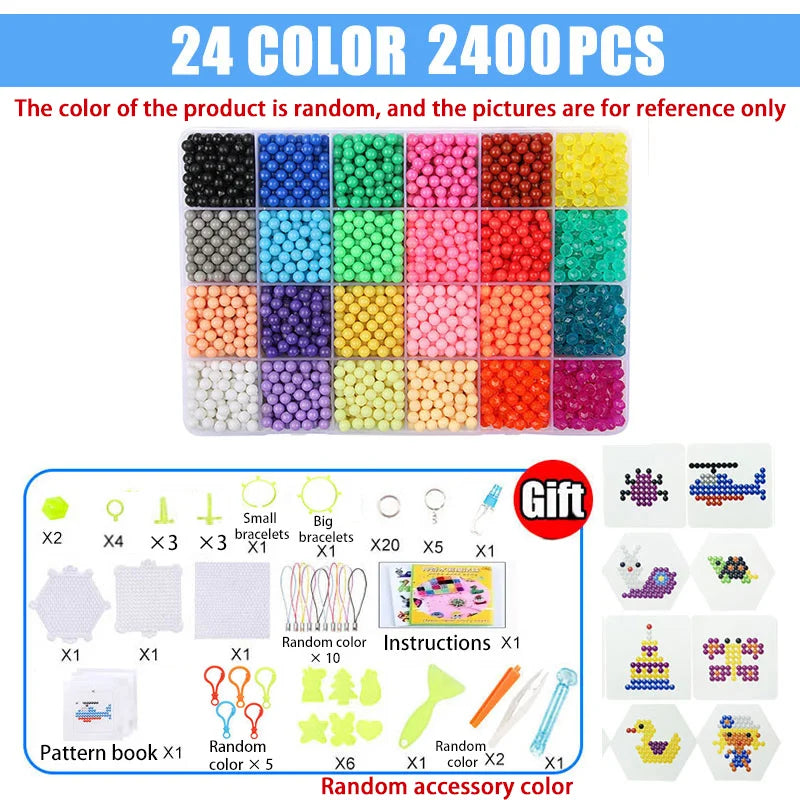 Magic Water Fuse Beads Set – DIY Craft & Sensory Toy Kit