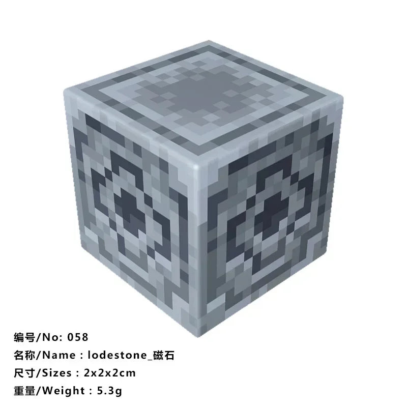5pcs Magnetic Cube Blocks – Minecraft-Inspired Puzzle Toy Set
