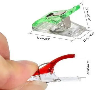 10-50pcs Multipurpose Sewing Clips – Plastic Craft & Quilting Clamps