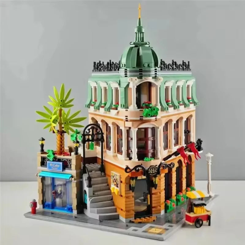 Creatoring Expert Brick Bank & Detective MOC – Street View Building Blocks