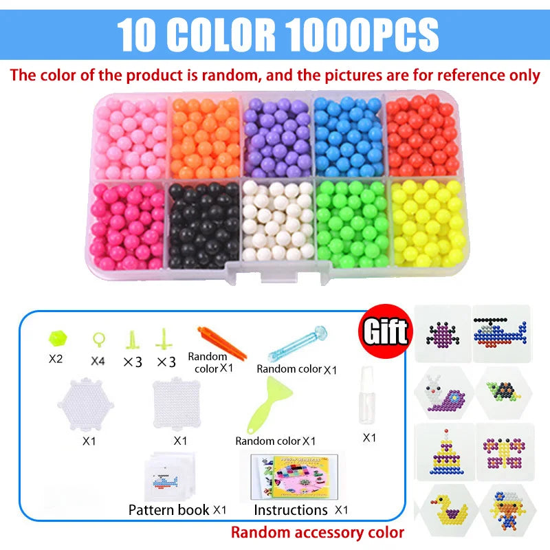 Magic Water Fuse Beads Set – DIY Craft & Sensory Toy Kit