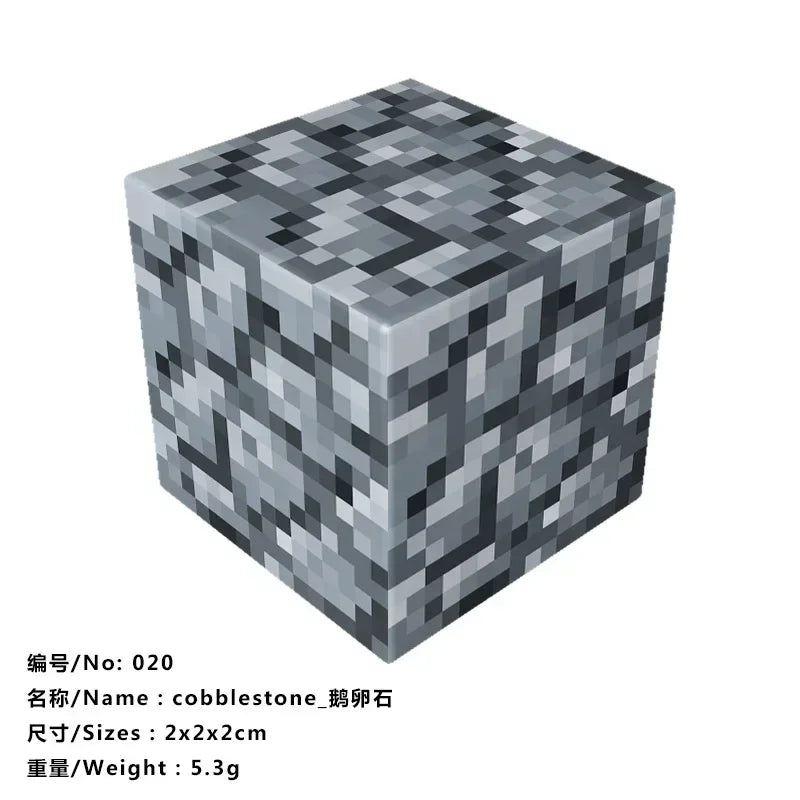 5pcs Magnetic Cube Blocks – Minecraft-Inspired Puzzle Toy Set