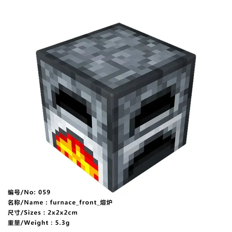 5pcs Magnetic Cube Blocks – Minecraft-Inspired Puzzle Toy Set