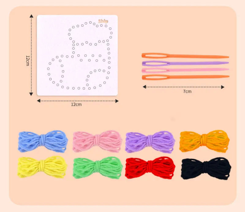 Children’s DIY Sewing Kit – Educational Felt Animal Craft Set