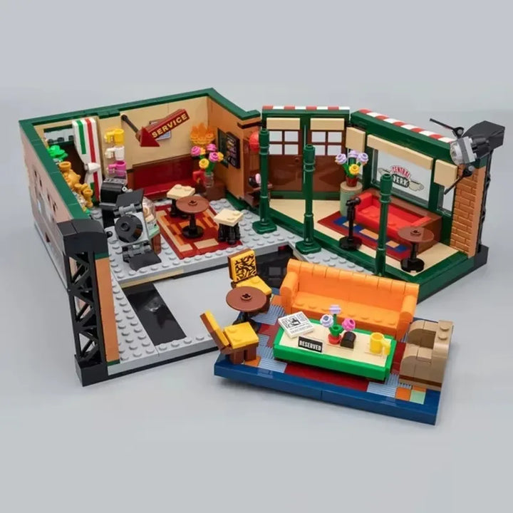 Friends Apartment Building Blocks – 1070pcs Central Perk Set with Figures