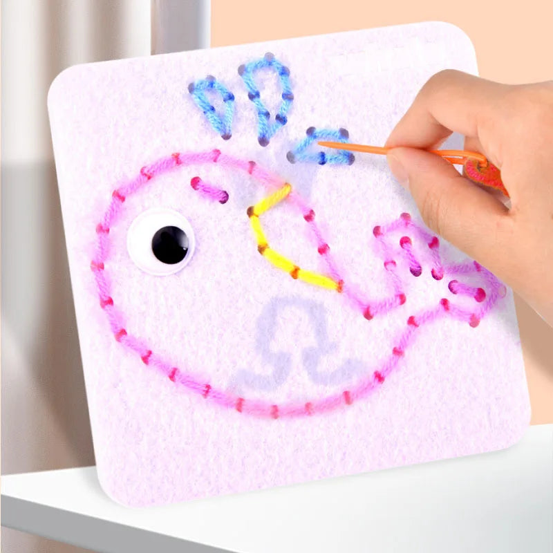 Children’s DIY Sewing Kit – Educational Felt Animal Craft Set