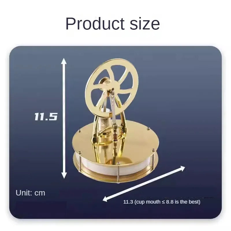 Low Temperature Stirling Engine Model Thermoacoustic External Combustion Engine Children's Educational Gift Birthday Gift