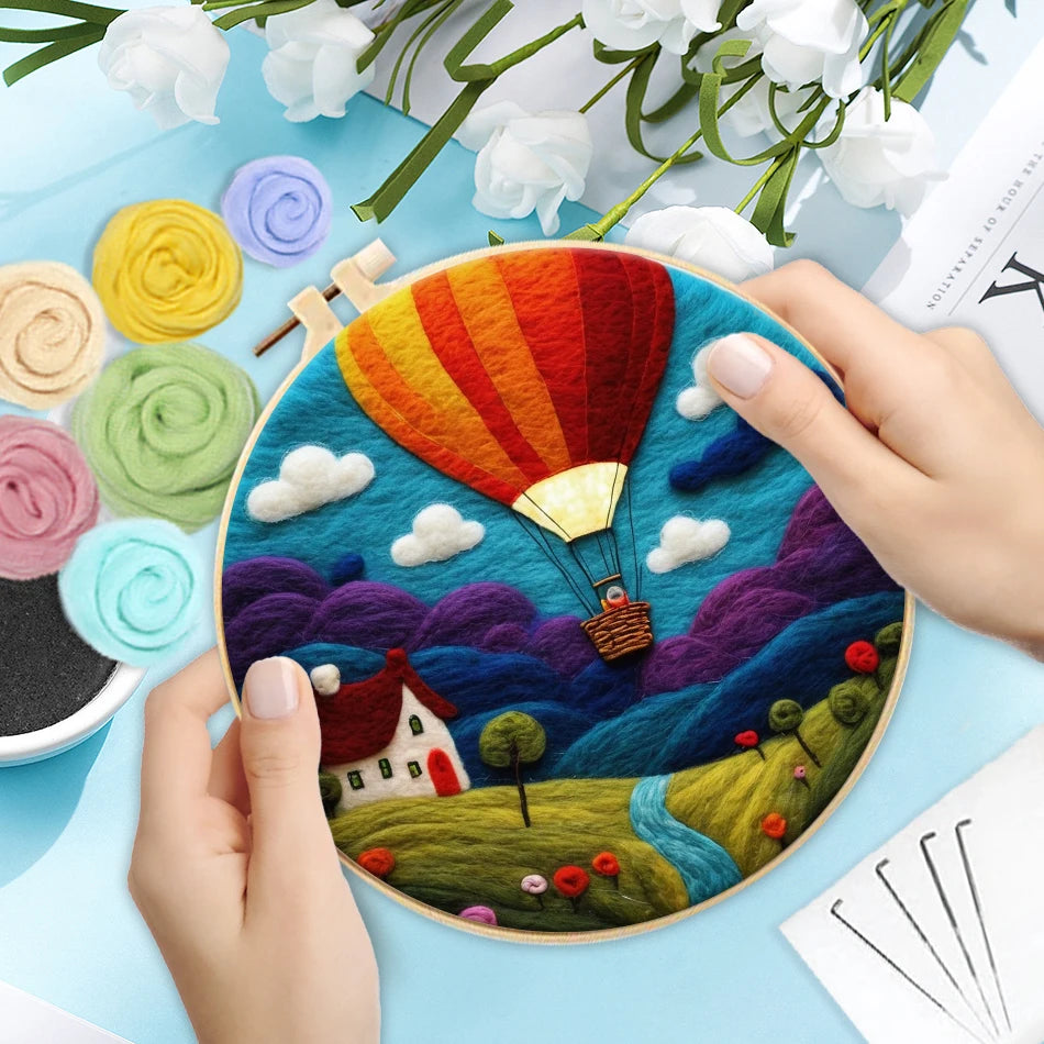 DIY Wool Felting Painting Ki