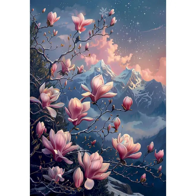 City Landscape Paint by Numbers – Framed DIY Canvas Art Kit for Adults