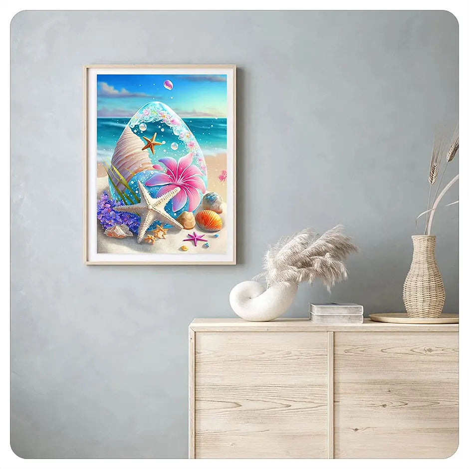 Starfish 5D Diamond Painting – Fantasy Seaside Mosaic Kit