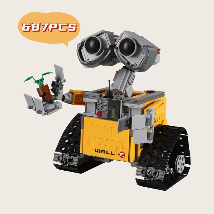 687pcs Wall-Inspired Robot Building Set – DIY Movie Model