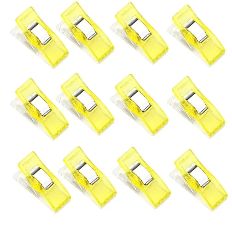 10-50pcs Multipurpose Sewing Clips – Plastic Craft & Quilting Clamps