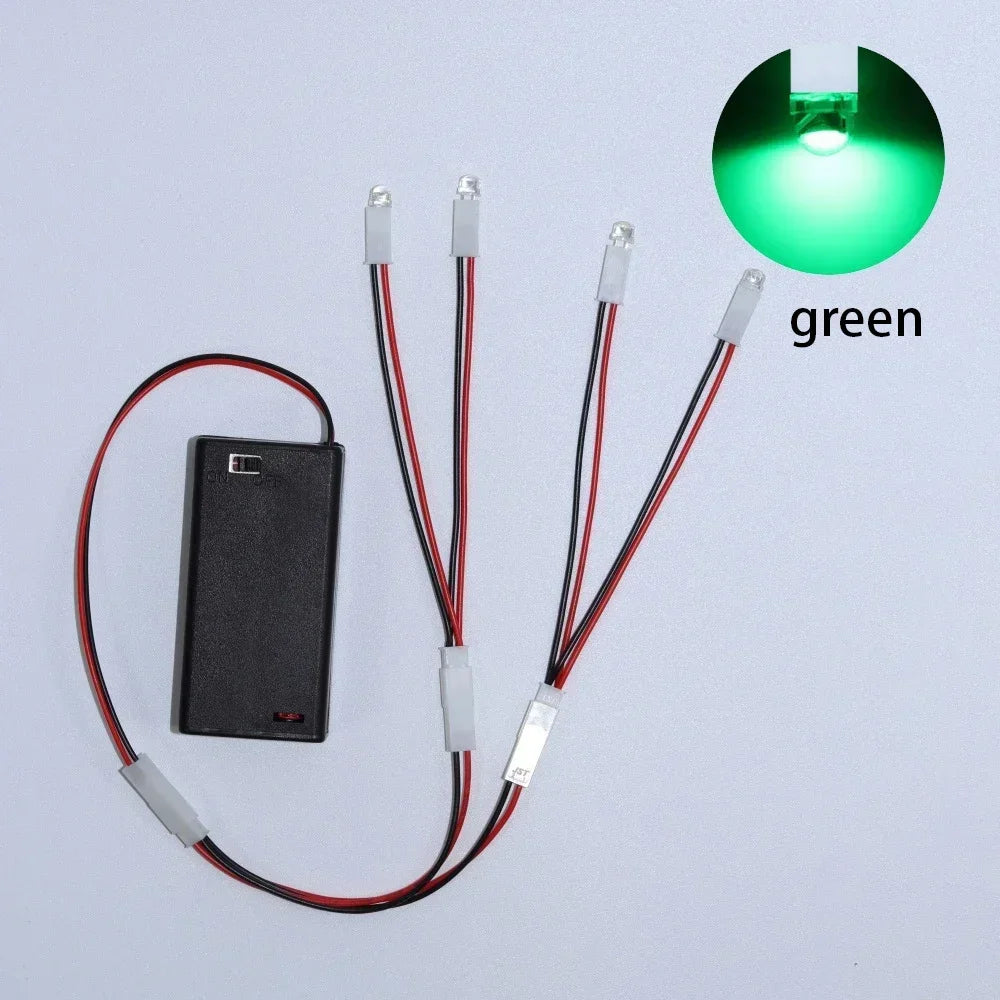 LED Mini Night Light – Battery-Powered DIY Model Lamp