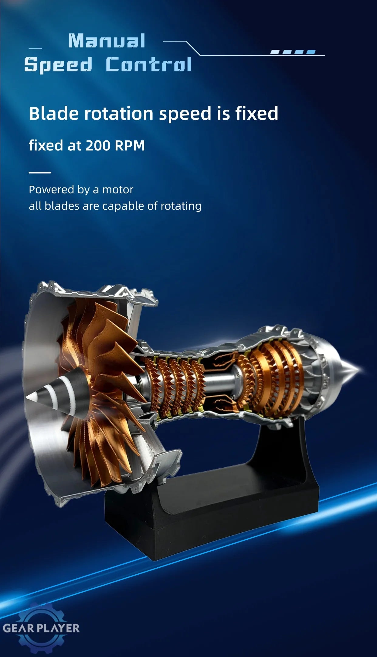 Turbofan Engine DIY Model – Educational Aircraft Science Kit