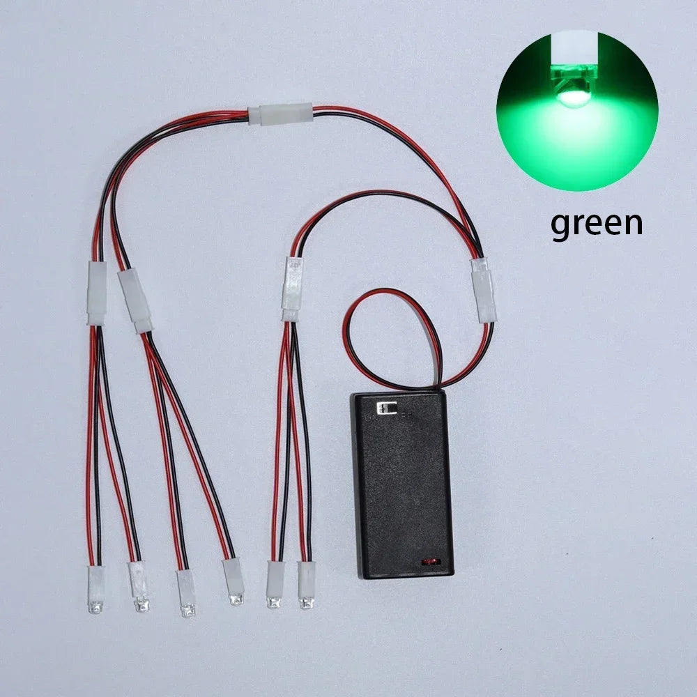 LED Mini Night Light – Battery-Powered DIY Model Lamp