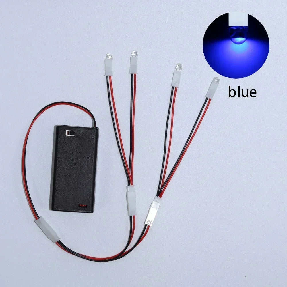 LED Mini Night Light – Battery-Powered DIY Model Lamp