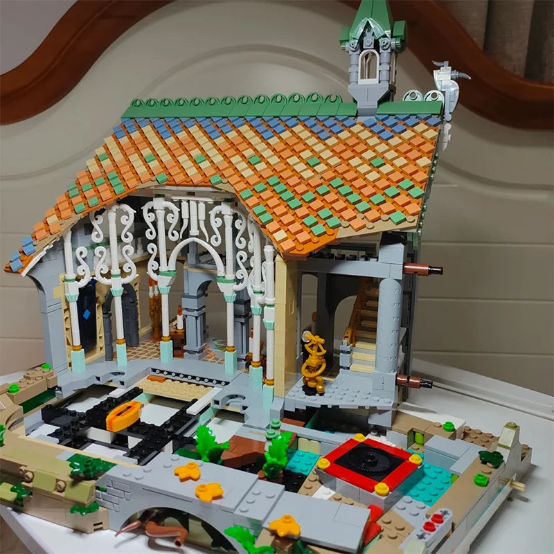 6167PCS Valley Castle Building Blocks – MOC Street Series Model Set