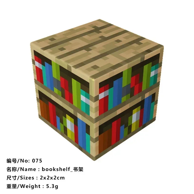 5pcs Magnetic Cube Blocks – Minecraft-Inspired Puzzle Toy Set