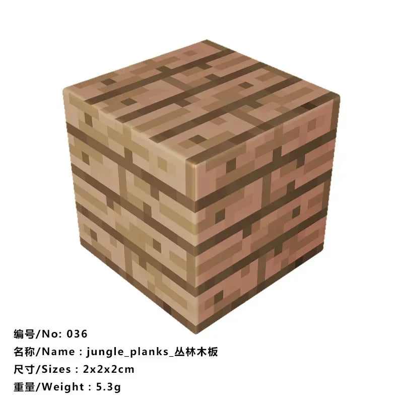 5pcs Magnetic Cube Blocks – Minecraft-Inspired Puzzle Toy Set