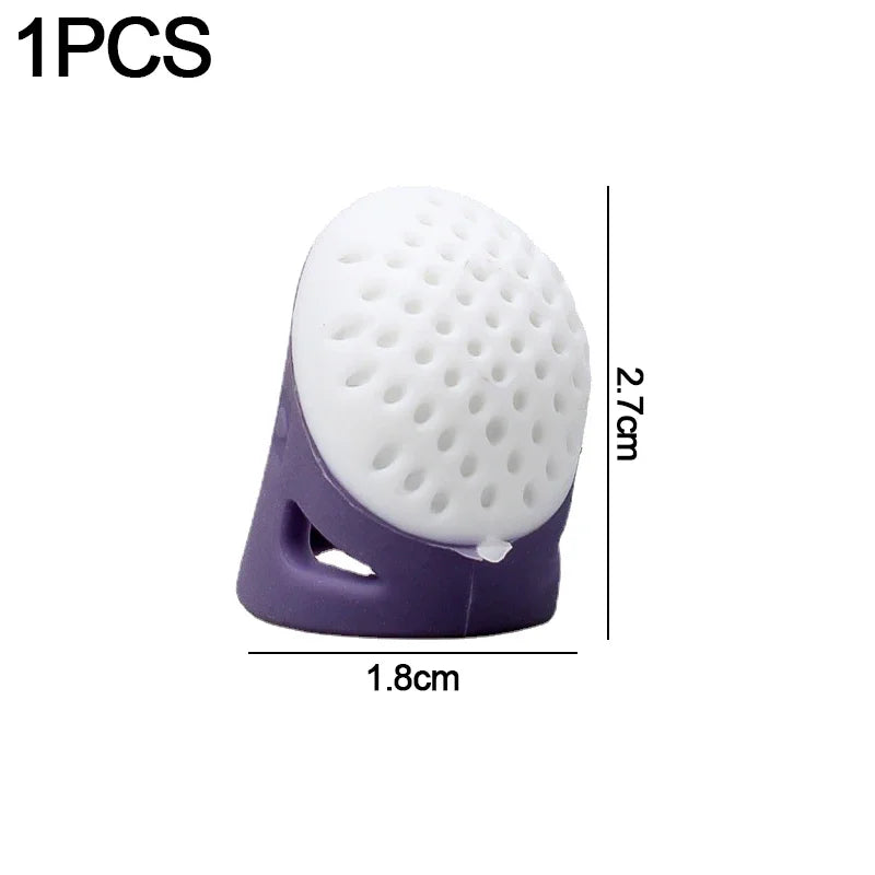 Silicone Thimble Finger Protectors – Anti-Slip Sewing Covers