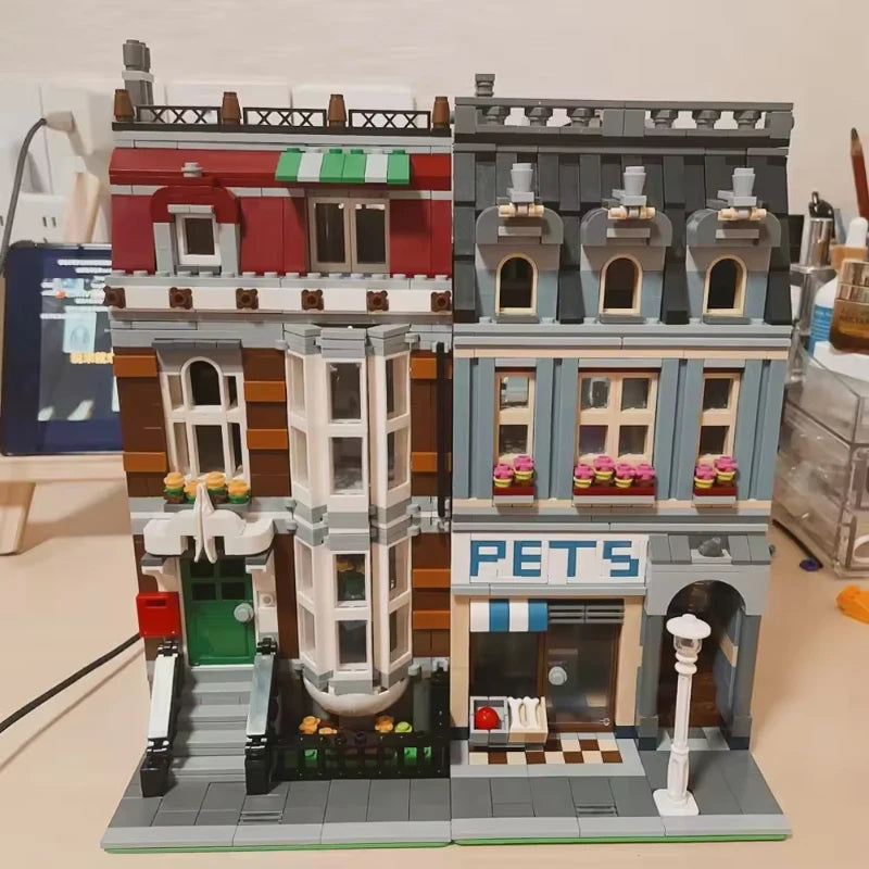 Creatoring Expert Brick Bank & Detective MOC – Street View Building Blocks