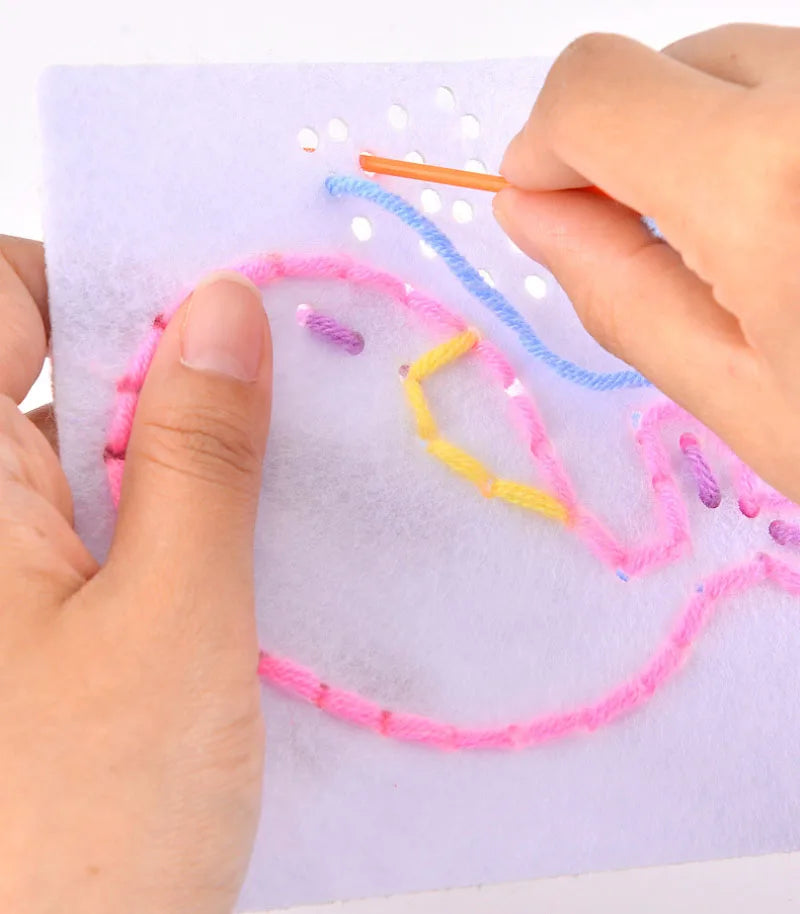 Children’s DIY Sewing Kit – Educational Felt Animal Craft Set