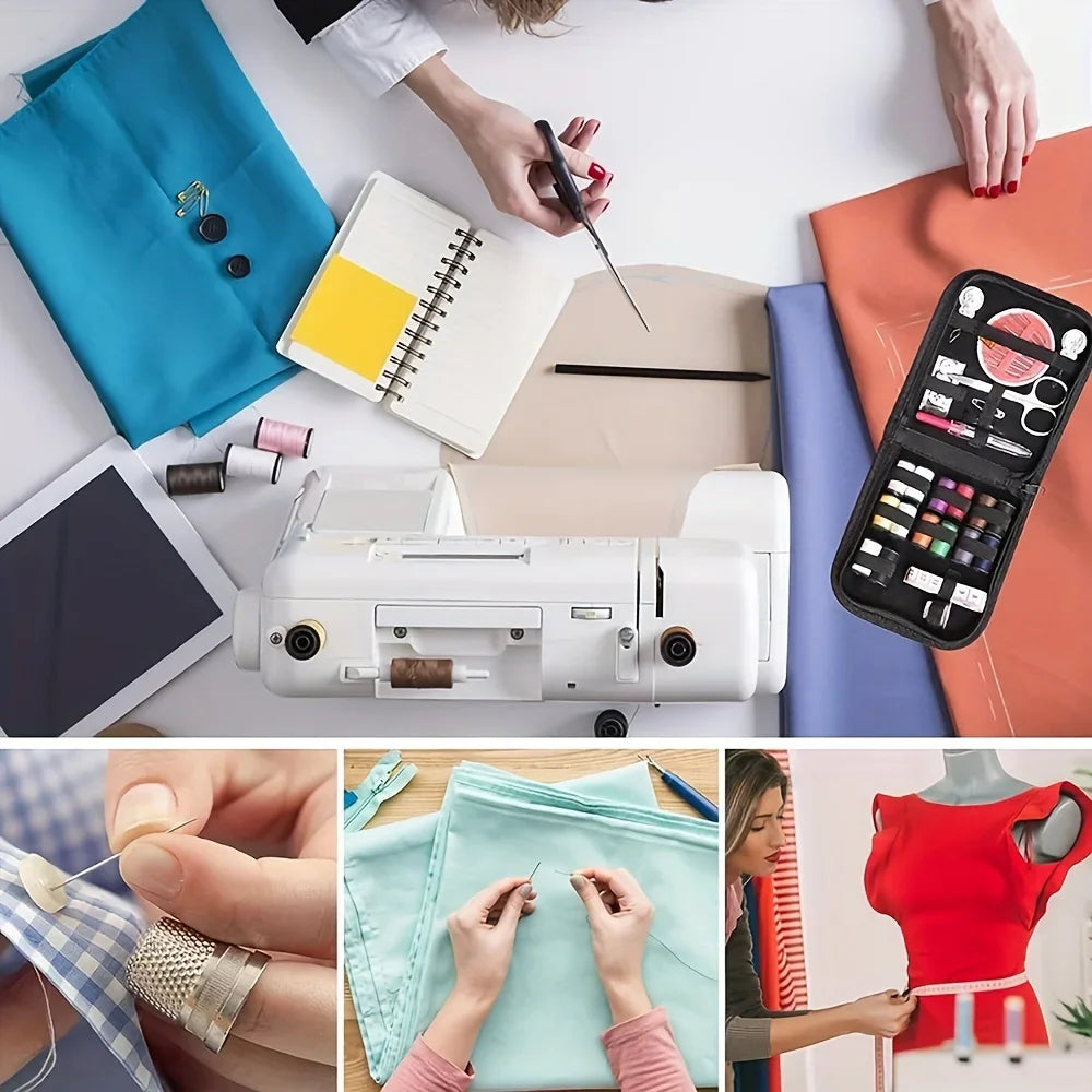 67/128pcs Sewing Kit With Sewing Supplies And Accessories