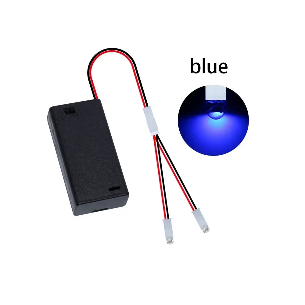 LED Mini Night Light – Battery-Powered DIY Model Lamp