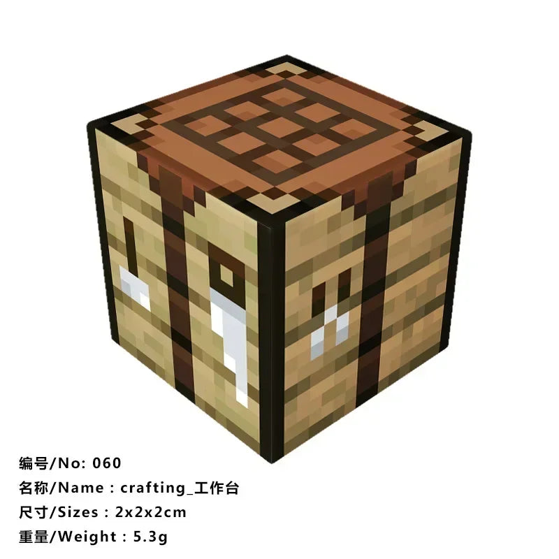 5pcs Magnetic Cube Blocks – Minecraft-Inspired Puzzle Toy Set