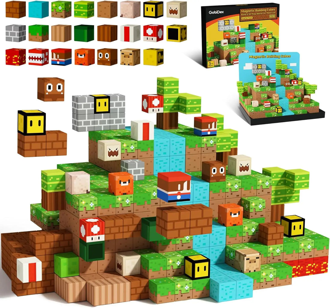 Magnetic Building Block Cube Set – STEM Toy for Kids 3+