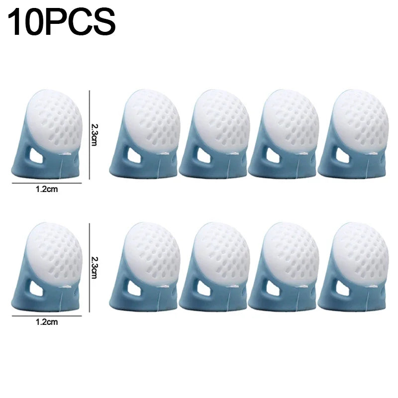 Silicone Thimble Finger Protectors – Anti-Slip Sewing Covers