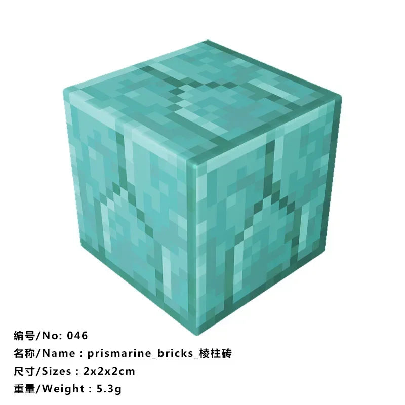 5pcs Magnetic Cube Blocks – Minecraft-Inspired Puzzle Toy Set