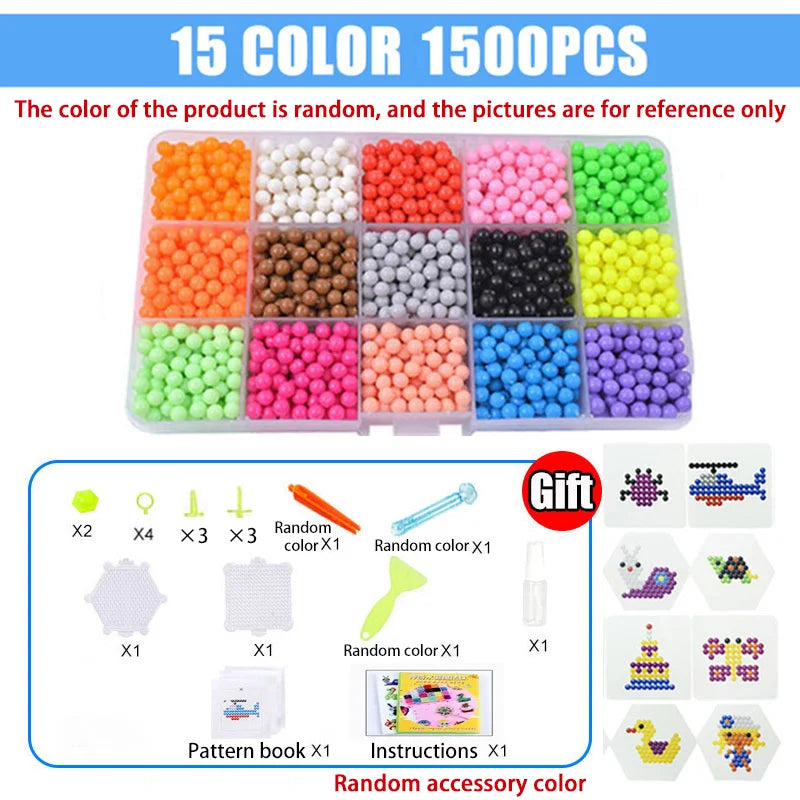 Magic Water Fuse Beads Set – DIY Craft & Sensory Toy Kit