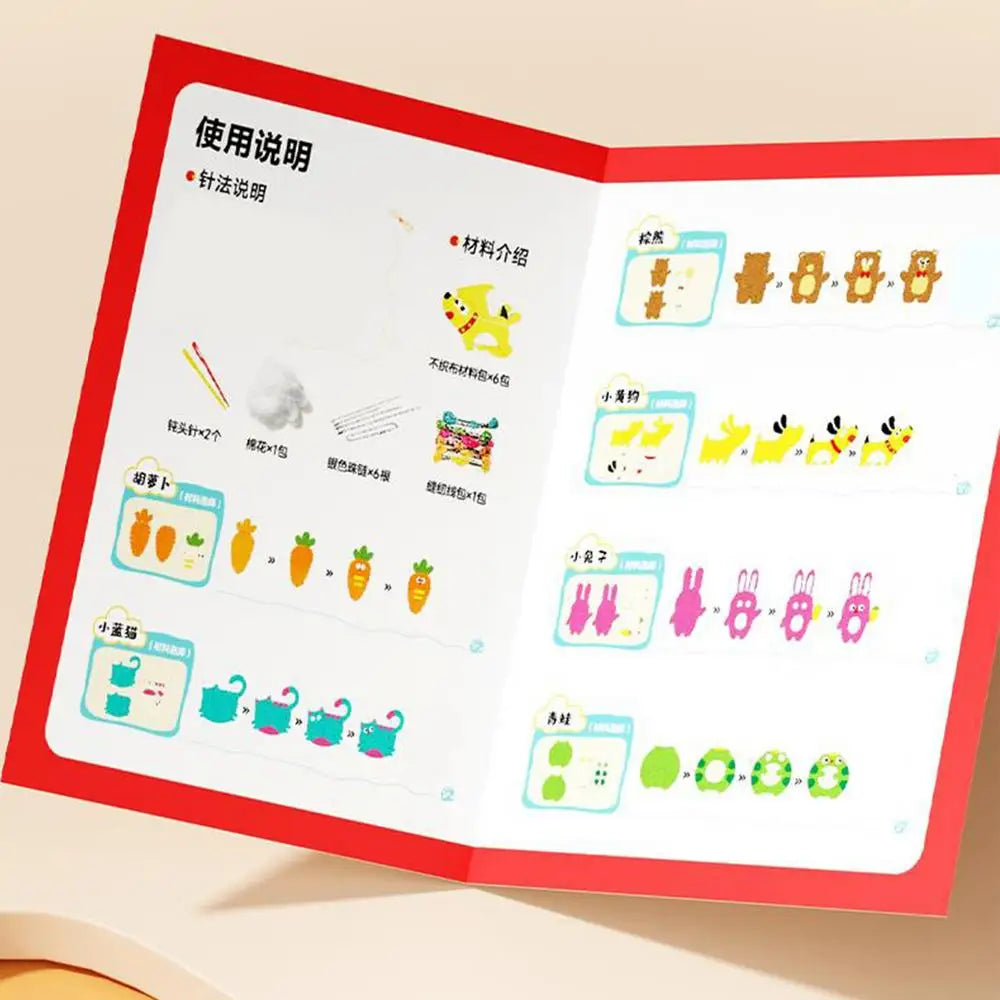 Children’s DIY Sewing Kit – Educational Felt Animal Craft Set